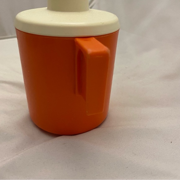 1987 Fisher Price Fun With Food Orange Pitcher with Lid Vintage Play Kitchen - Picture 11 of 11